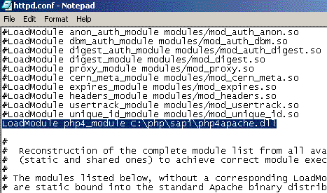 LoadModule command