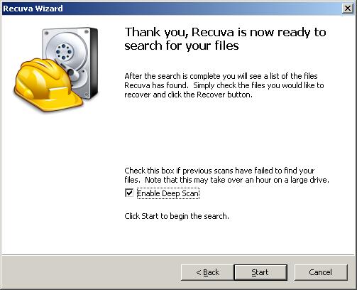 recover deleted files from hard drive